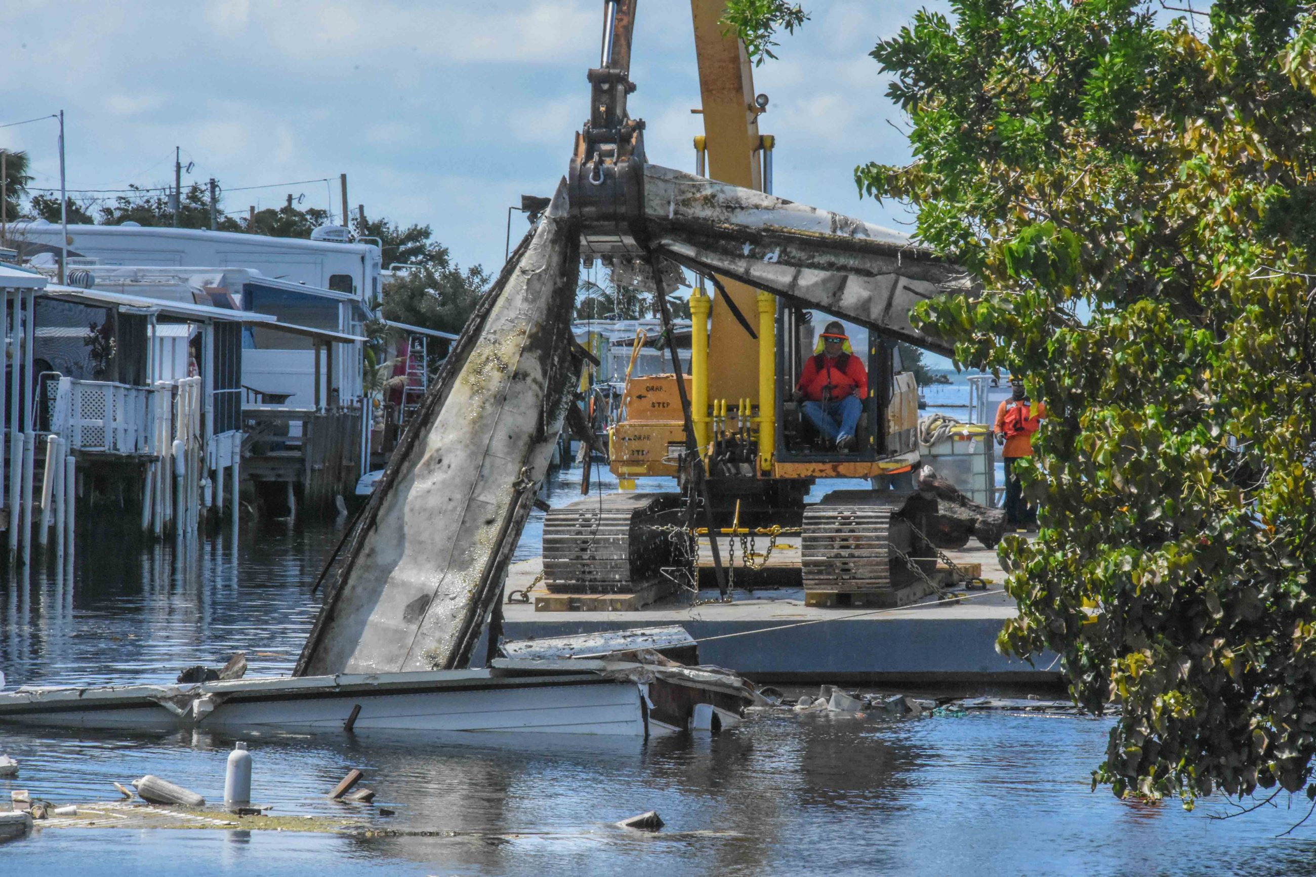 NRCS Funded Marine Debris Removal Project LR-3