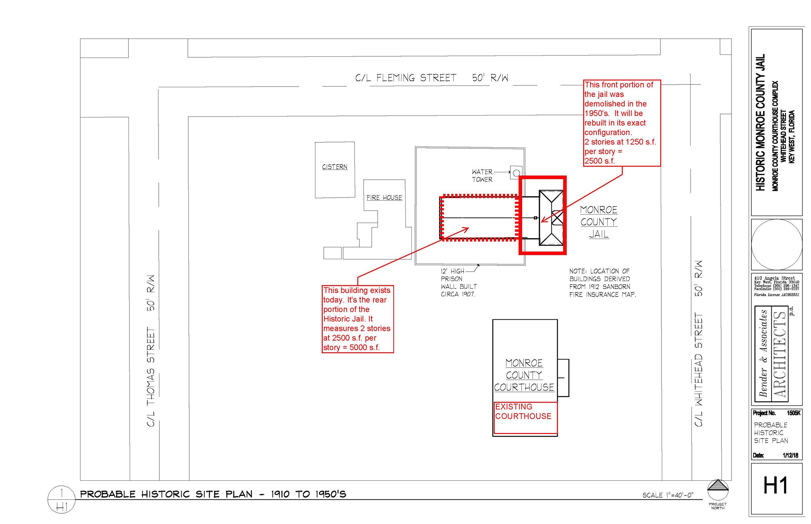 Historic Jail Siteplan