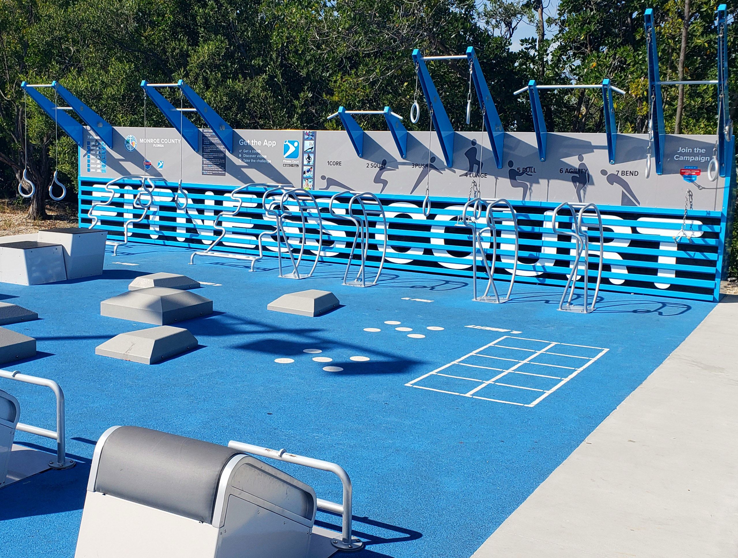 New fitness equipment at Bernstein Park